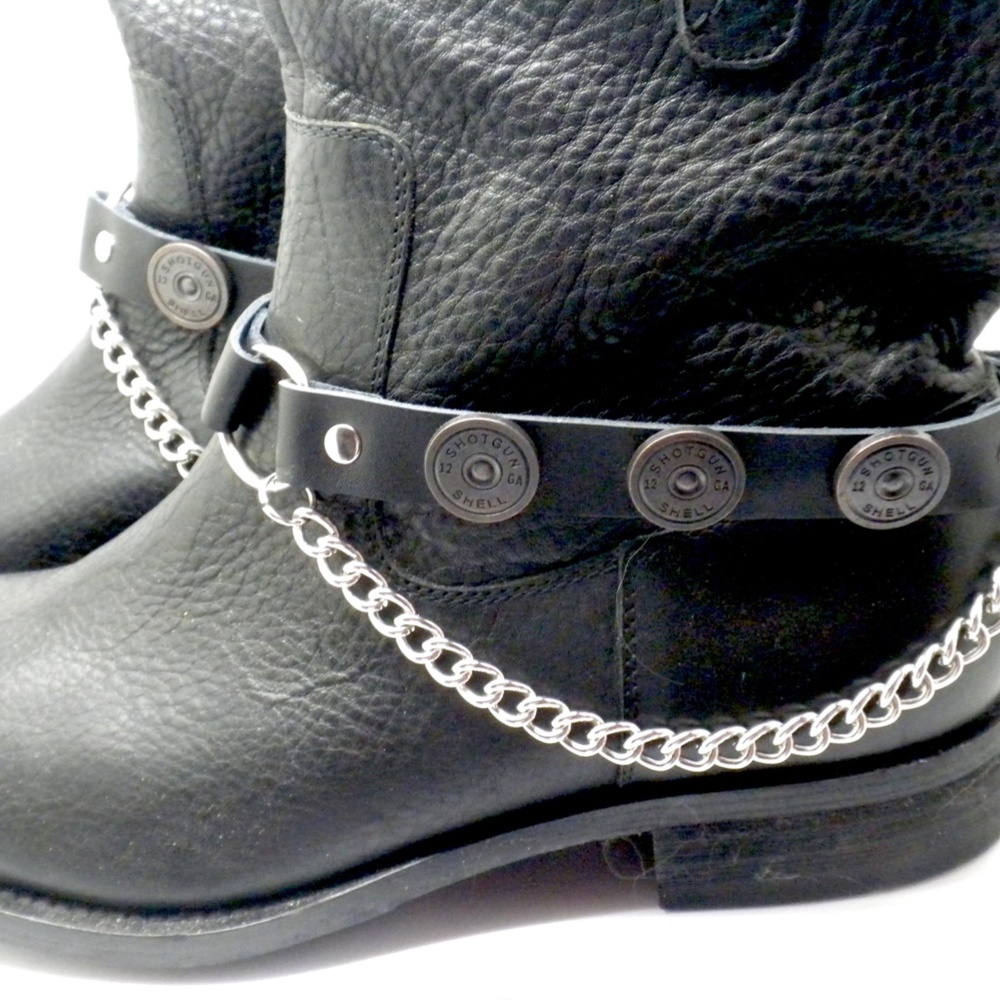 Bullet Shotgun Shell Bootstraps PAIR